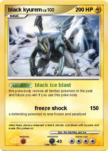 Pokemon black kyurem