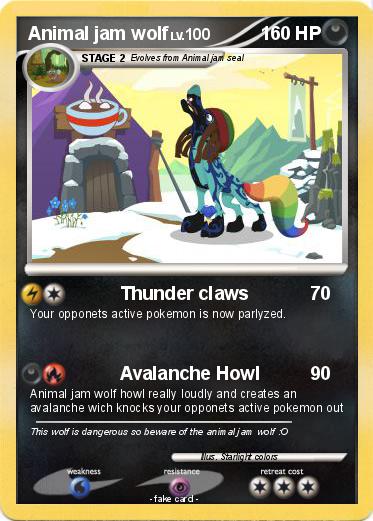 Pokemon Animal jam wolf