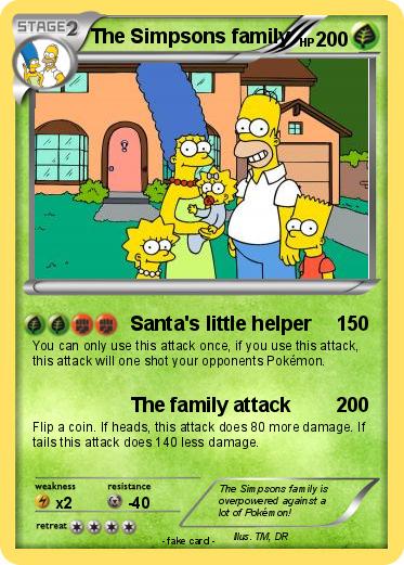 Pokemon The Simpsons family