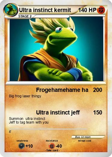 Pokemon Ultra instinct kermit