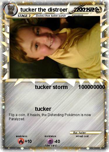 Pokemon tucker the distroer    22222222