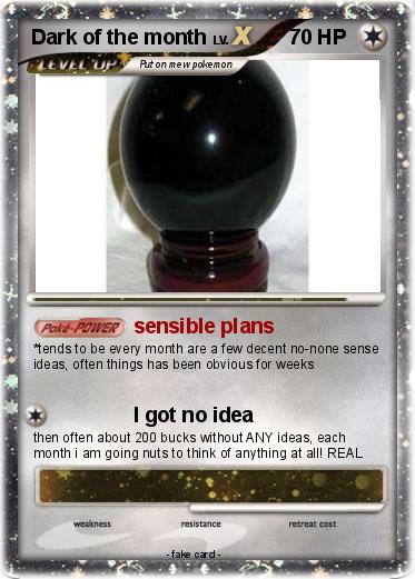 Pokemon Dark of the month