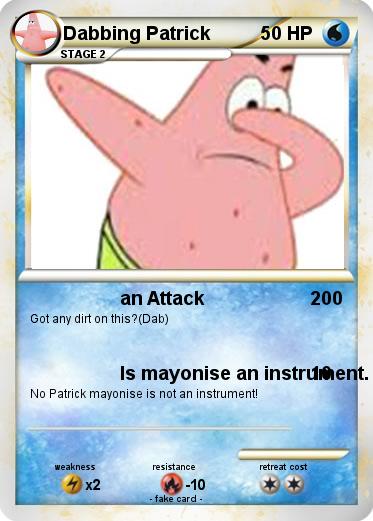 Pokemon Dabbing Patrick
