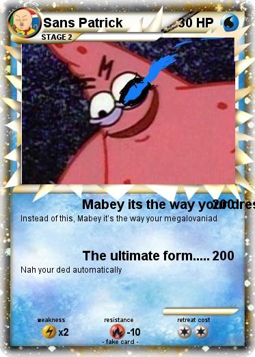 Pokemon Sans Patrick