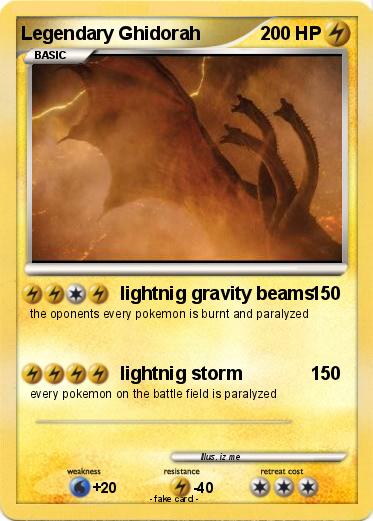 Pokemon Legendary Ghidorah