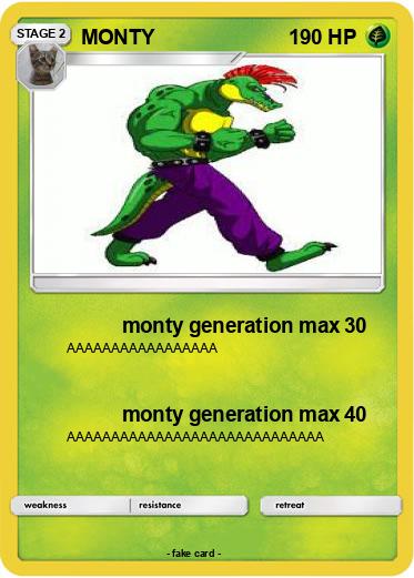 Pokemon MONTY