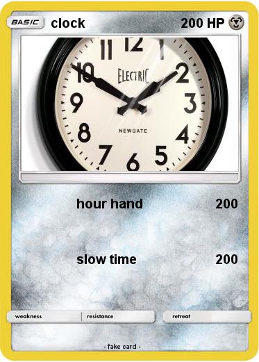 Pokemon clock