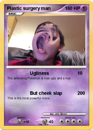 Pokemon Plastic surgery man