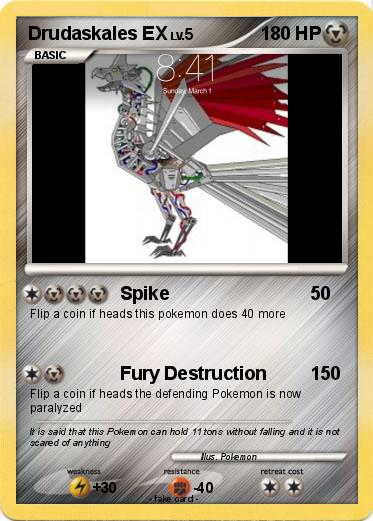 Pokemon Drudaskales EX