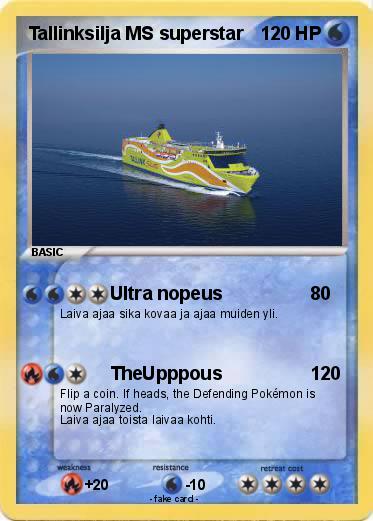 Pokemon Tallinksilja MS superstar