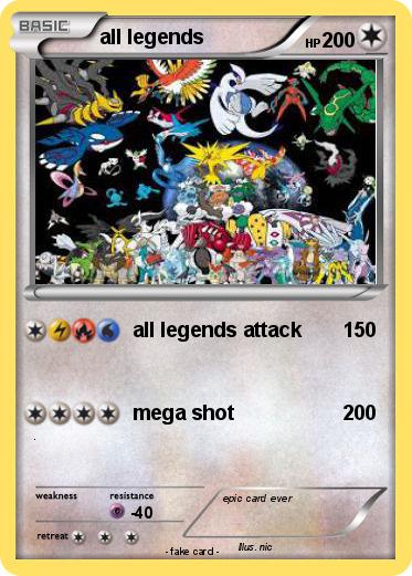 Pokemon all legends
