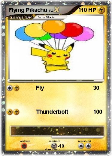 Pokemon Flying Pikachu