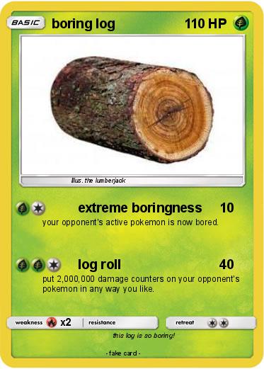 Pokemon boring log
