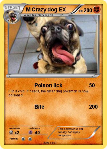 Pokemon M Crazy dog EX