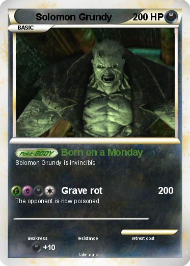 Pokemon Solomon Grundy