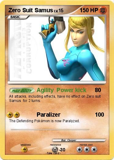 Pokemon Zero Suit Samus