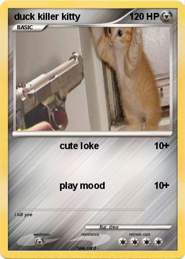 Pokemon duck killer kitty