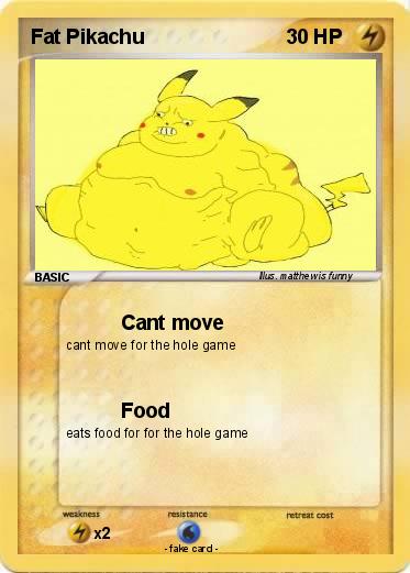 Pokemon Fat Pikachu