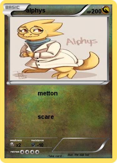 Pokemon alphys