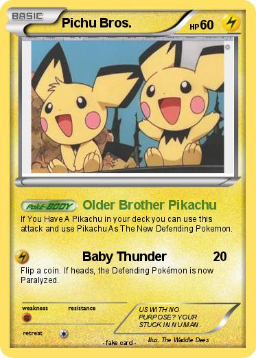 Pokemon Pichu Bros.