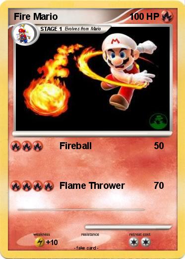 Pokemon Fire Mario
