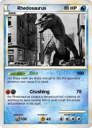 Pokemon Rhedosaurus