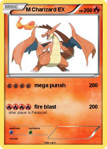 Pokemon M Charizard EX