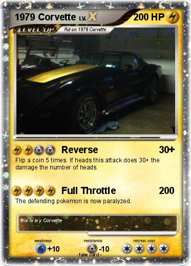 Pokemon 1979 Corvette