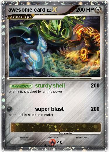 Pokemon awesome card