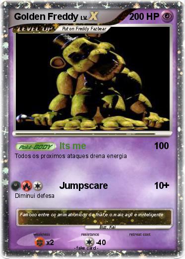 Pokemon Golden Freddy
