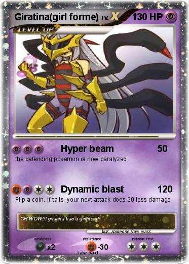 Pokemon Giratina(girl forme)