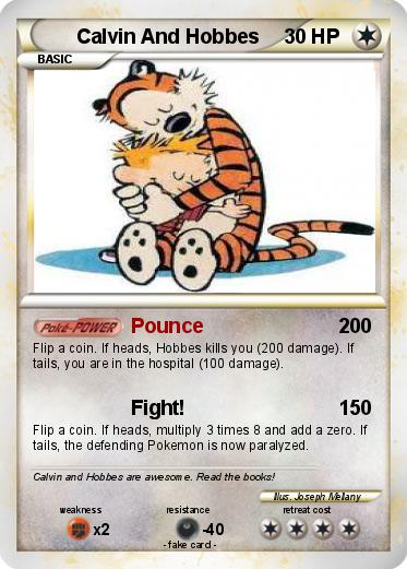 Pokemon Calvin And Hobbes