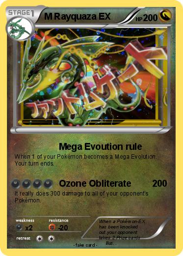 Pokemon M Rayquaza EX