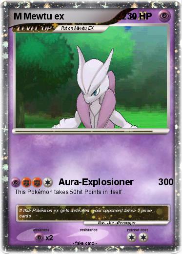 Pokemon M Mewtu ex                       2