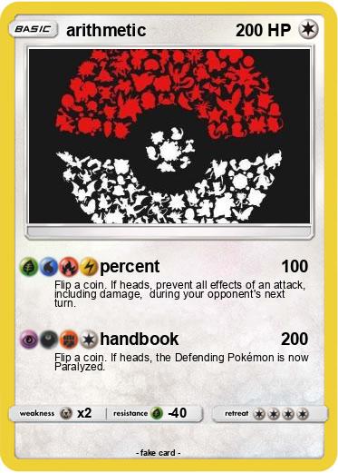 Pokemon arithmetic