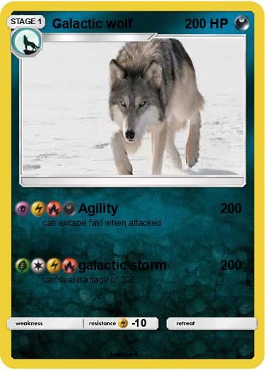 Pokemon Galactic wolf