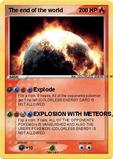 Pokemon The end of the world