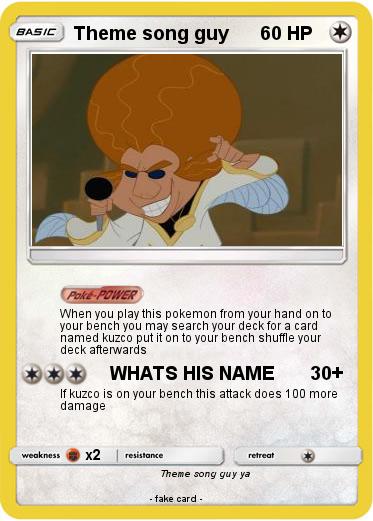 Pokemon Theme song guy