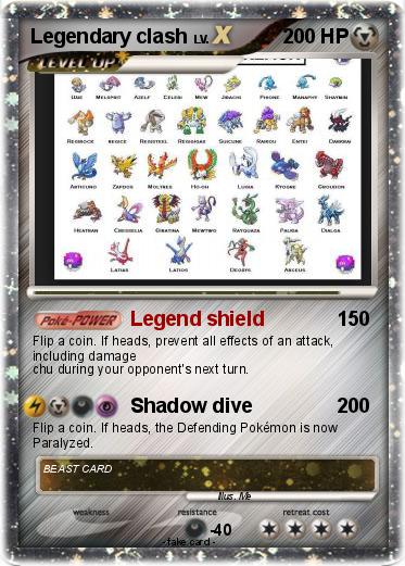 Pokemon Legendary clash