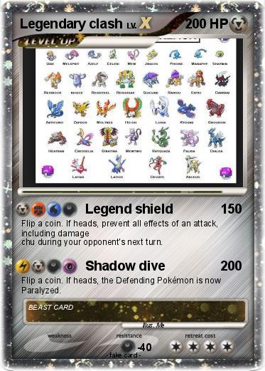 Pokemon Legendary clash