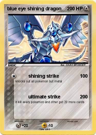 Pokemon blue eye shining dragon