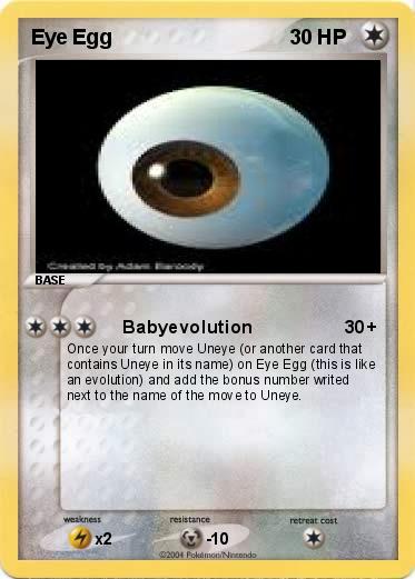 Pokemon Eye Egg
