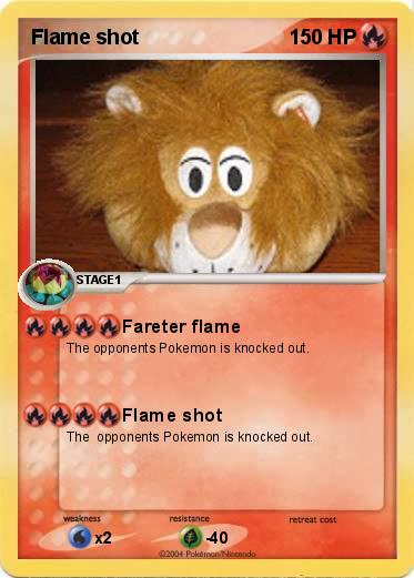 Pokemon Flame shot