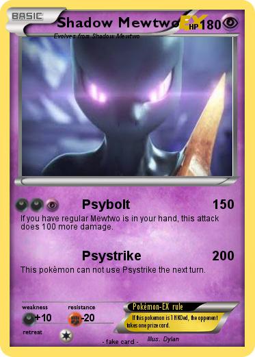 Pokemon Shadow Mewtwo
