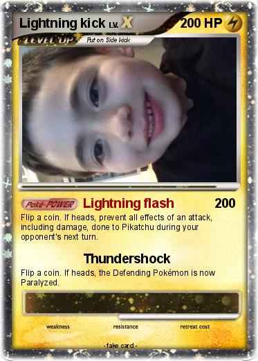 Pokemon Lightning kick
