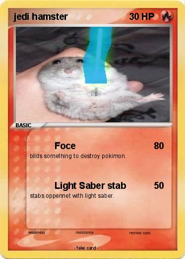 Pokemon jedi hamster