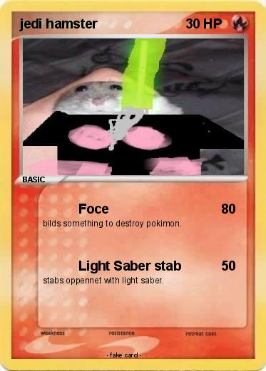 Pokemon jedi hamster