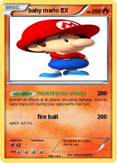 Pokemon baby mario EX