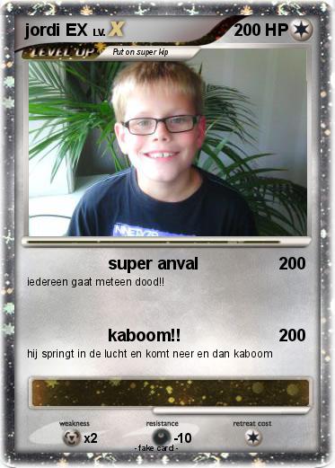 Pokemon jordi EX