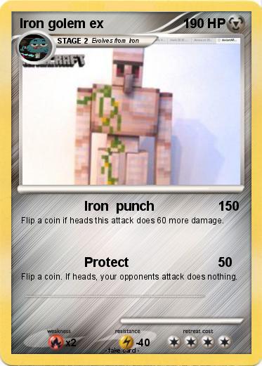 Pokemon Iron golem ex